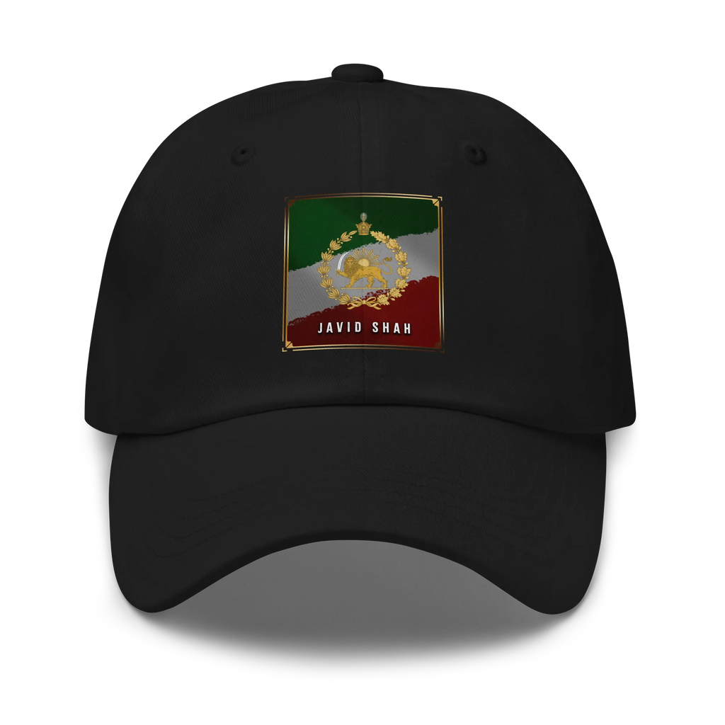 Javid Shah Lion & Sun Dark Edition Hat in Black – front view