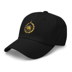 Lion & Sun Hat in Black – left angle view