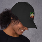 Javid Shah Lion & Sun Dark Edition Hat in Black – right side profile view