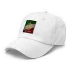 Javid Shah Lion & Sun Dark Edition Hat in White – left angle view