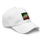 Javid Shah Lion & Sun Dark Edition Hat in White – right angle view