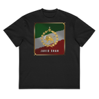 Javid Shah Lion & Sun Dark Edition T-Shirt in Black – alternate front view