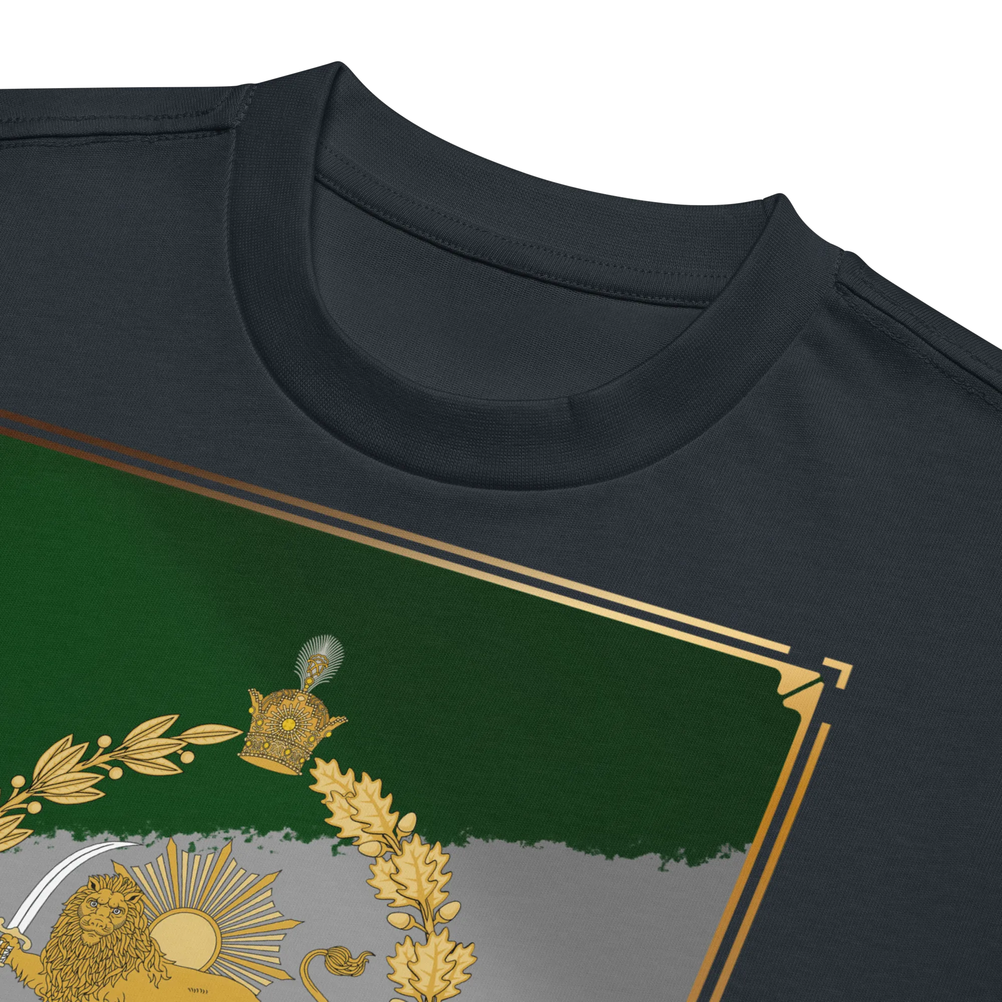 Javid Shah Löwe & Sonne T-Shirt – Dunkle Edition