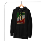 Javid Shah Lion & Sun Dark Edition Hoodie in Black – alternate angle