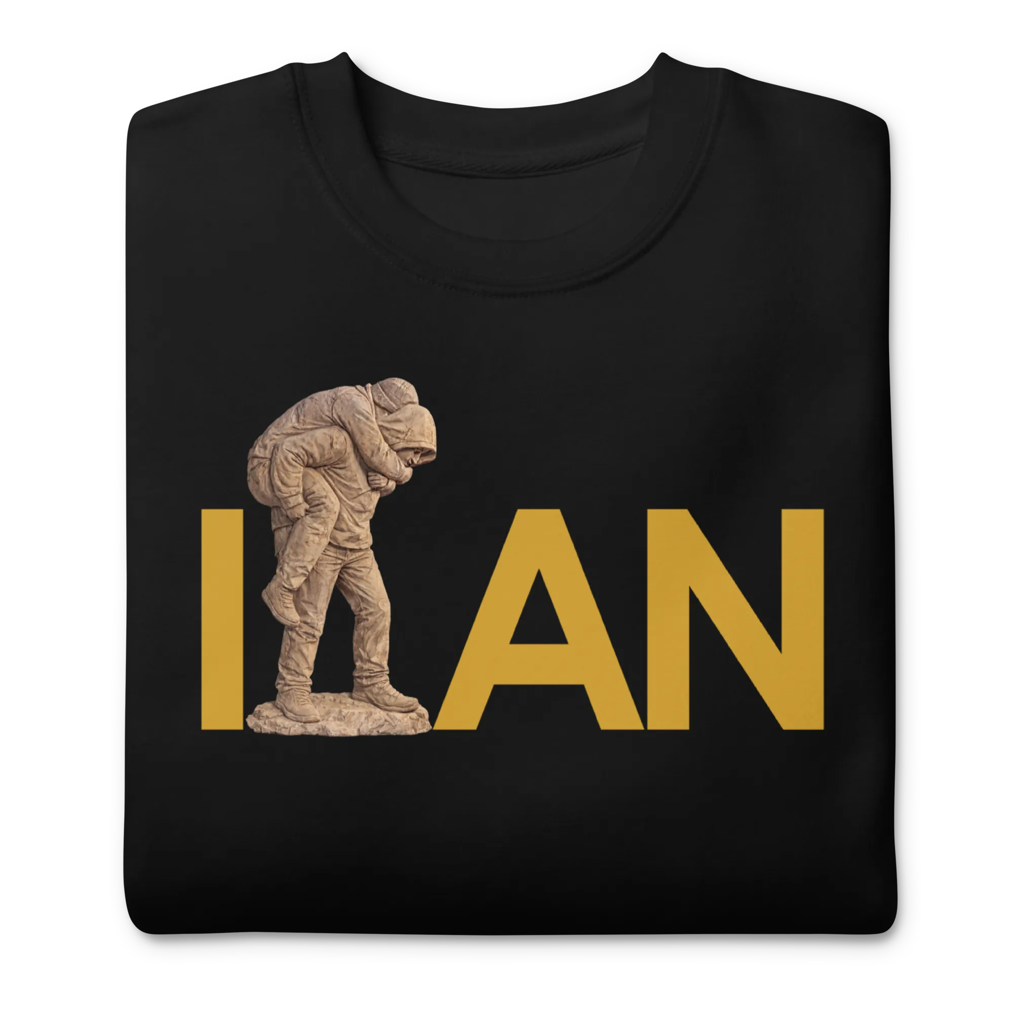 Hamid Mahdavi Javid Nam Sweatshirt in Black – detail front view